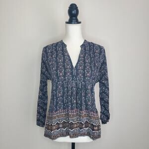 Madewell Boheme Silk Blouse XS